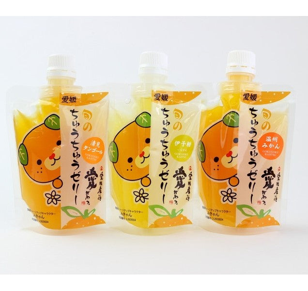 みきゃん ちゅうちゅうゼリー 3個セット